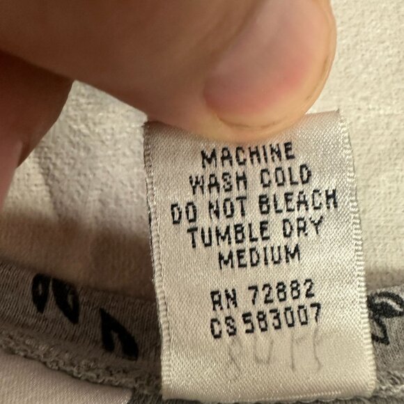 Fashion Bug Floral Print Button-Front Top Size 18/20W Gray & Black Short Sleeve - Picture 6 of 7